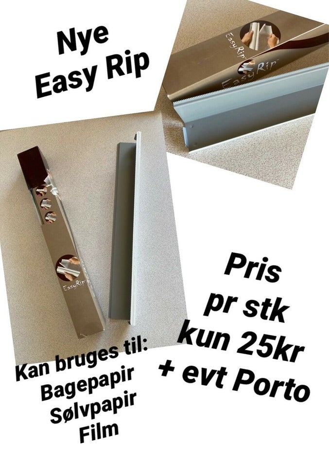 Ny Easy Rip til bagepapir og andet, EASY RIP