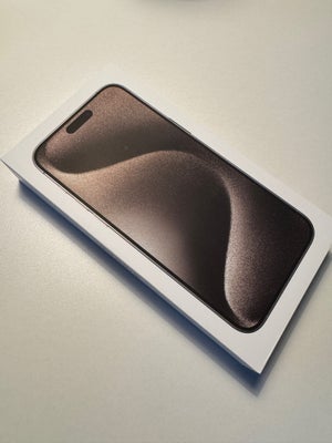 iPhone 15 Pro, 256 GB, Perfekt, Sprit ny iPhone 15Pro Max, ubrudt emballage. Købt i Elgiganten. Kvit
