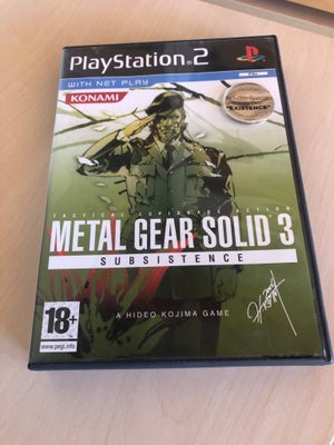 Metal Gear Solid 3  Subsistence , PS2, Sælges