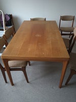 Spisebord m/stole, Træ, Vejle stole og møbel fabrik