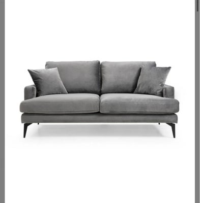 Sofa, fløjl, 2 pers., B: 150 cm, H: 78 cm. Mindre pletter på betræcket - se bild. Nypris: 6500 DKK
