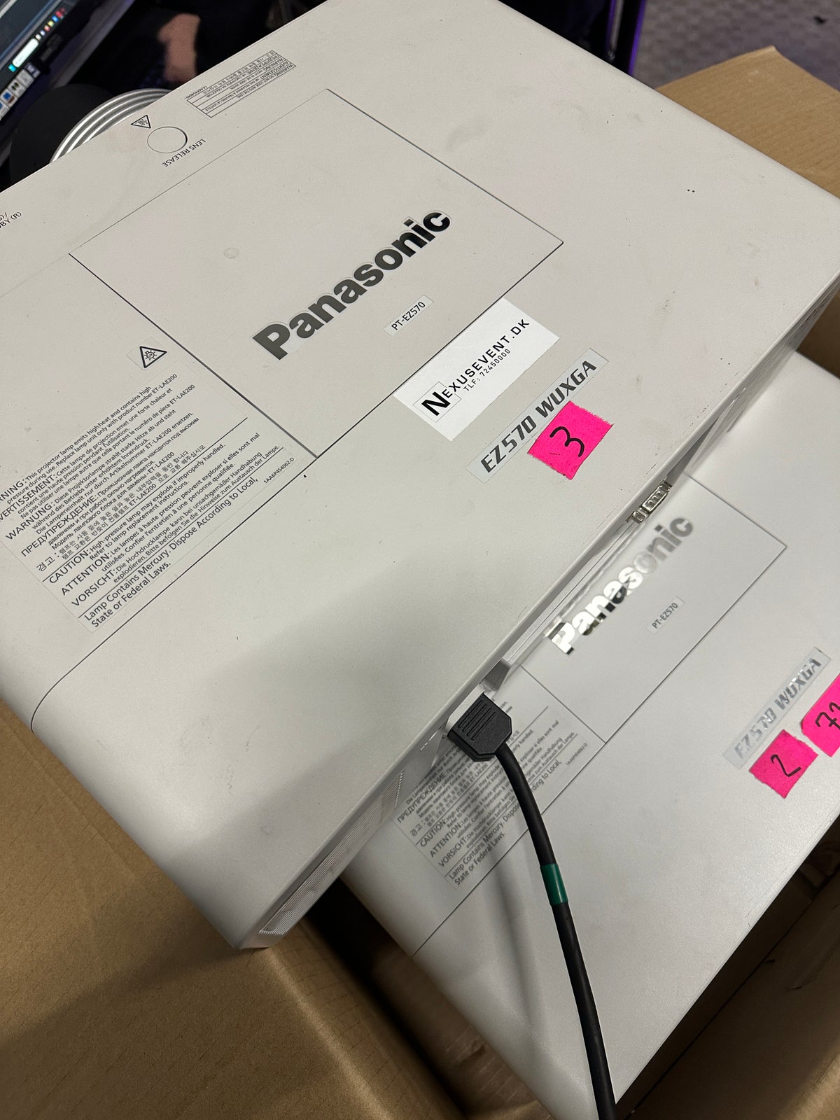 Projektor, Panasonic, PT-EZ570 5000 ANSI