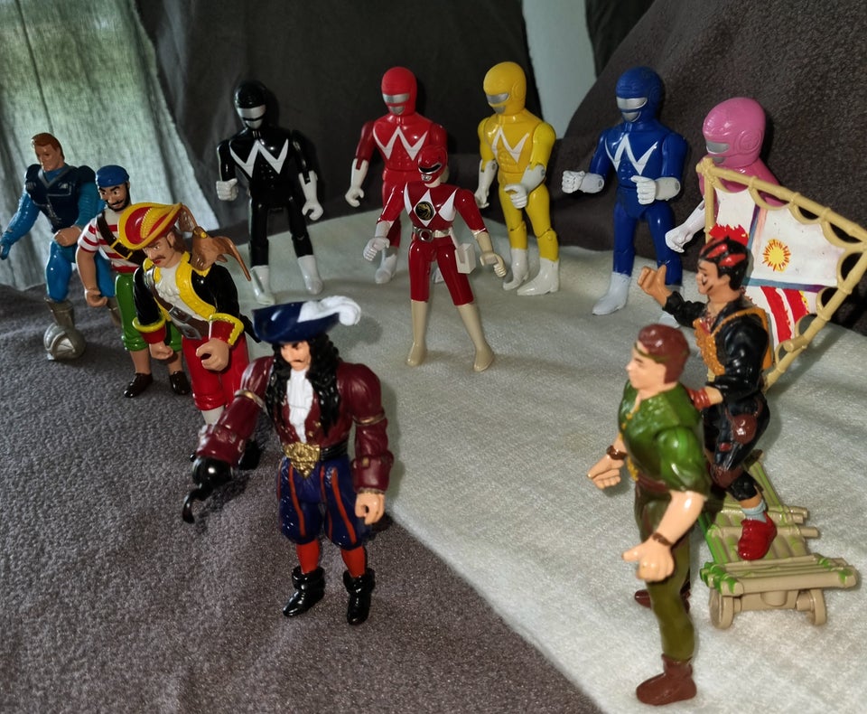 Diverse Action Figurer, Tri Star. Hasbro.