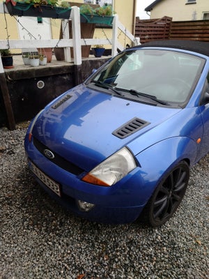 Ford Ka, 1,6 StreetKa, Benzin, 2003, km 68000, blåmetal, ABS, airbag, alarm, 2-dørs, centrallås, sta