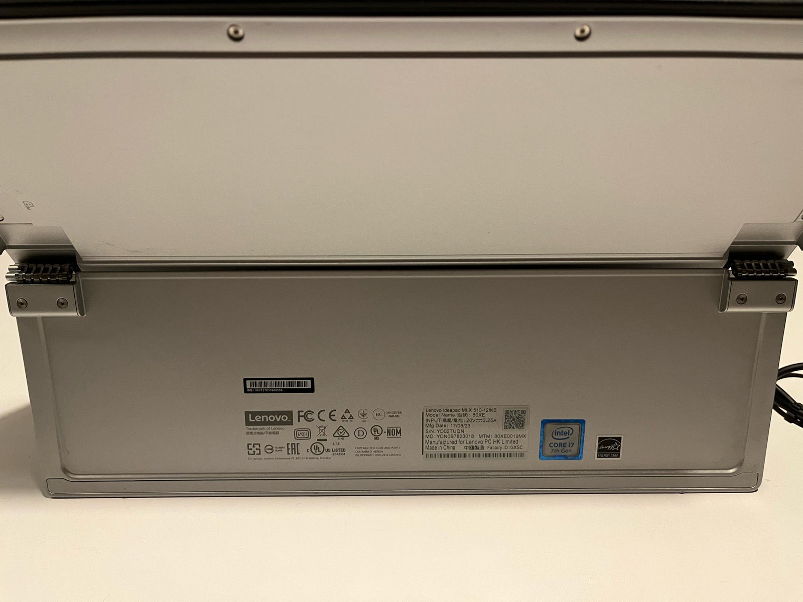 Lenovo Miix 520 12,2” FHD - I7 - 4G - SSD, I7 7500 GHz, 8 gb GB ram