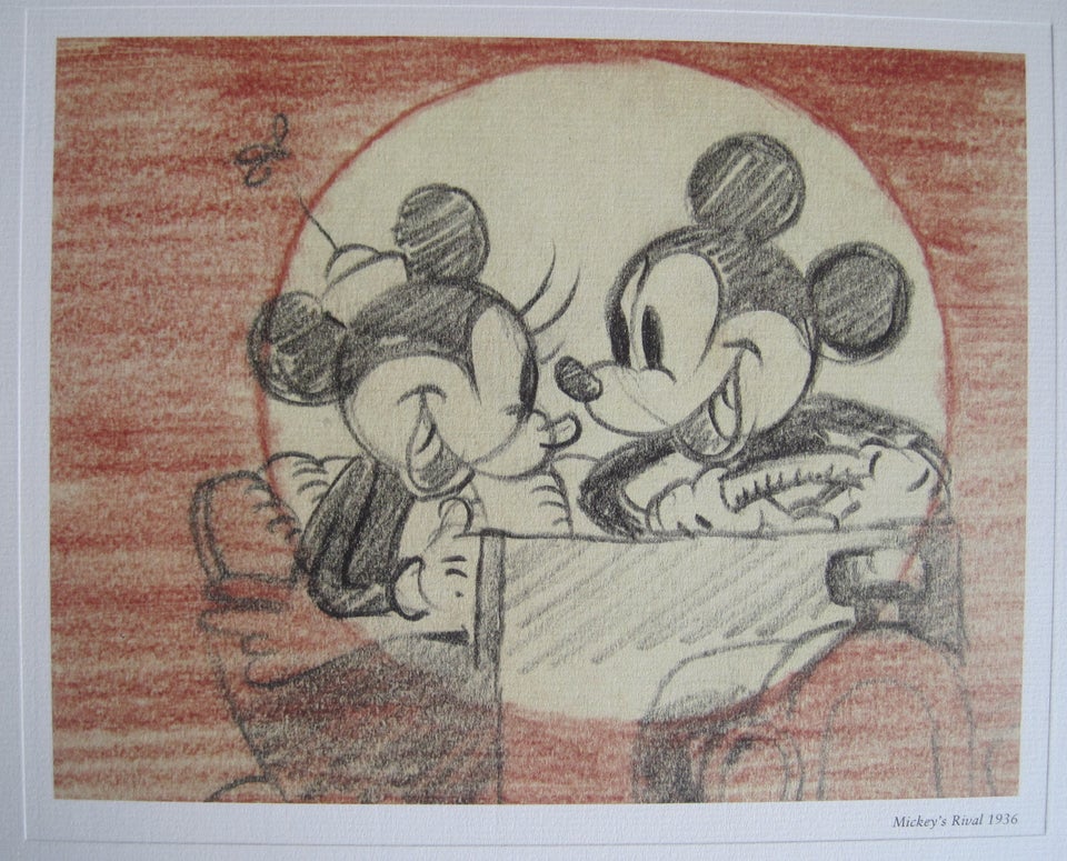 Tryk, motiv: Mickey `s Rival 1936
