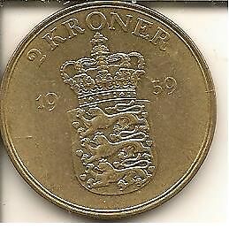 Danmark, mønter, 1959