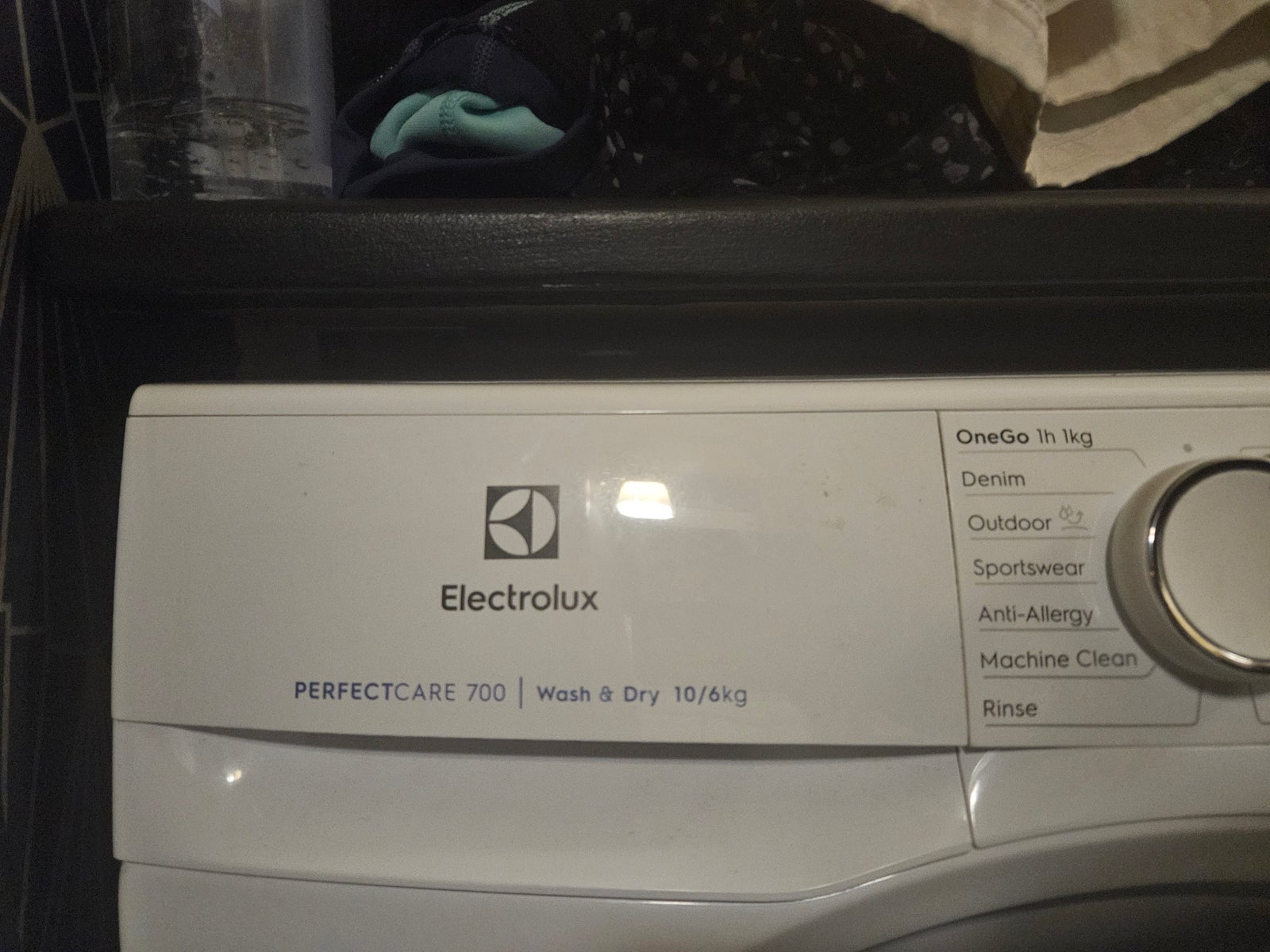 Electrolux vaskemaskine, Perfect Care 700, frontbetjent