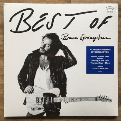LP, Bruce Springsteen, Best Of (2 LP BLÅ VINYL), Limited udgave på “Atlantic Blue” vinyl.
Stadig i f