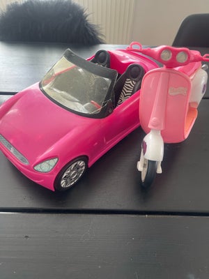 Barbie, Bil og scooter, Flækket skærm på bilen - deraf prisen 