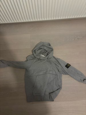 Hættetrøje, Stone Island, str. L,  Grå,  God men brugt