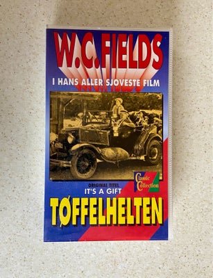 Underholdning, W. C. Fields Tøffelhelten. VHS.   Pris 100 kr.                                       