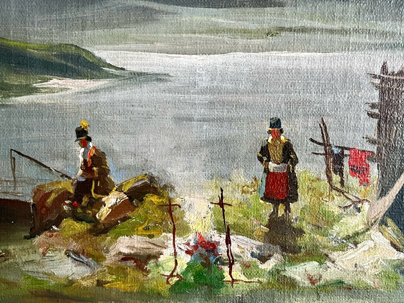 Oliemaleri, Vilhelm Engstrøm, motiv: Landskab