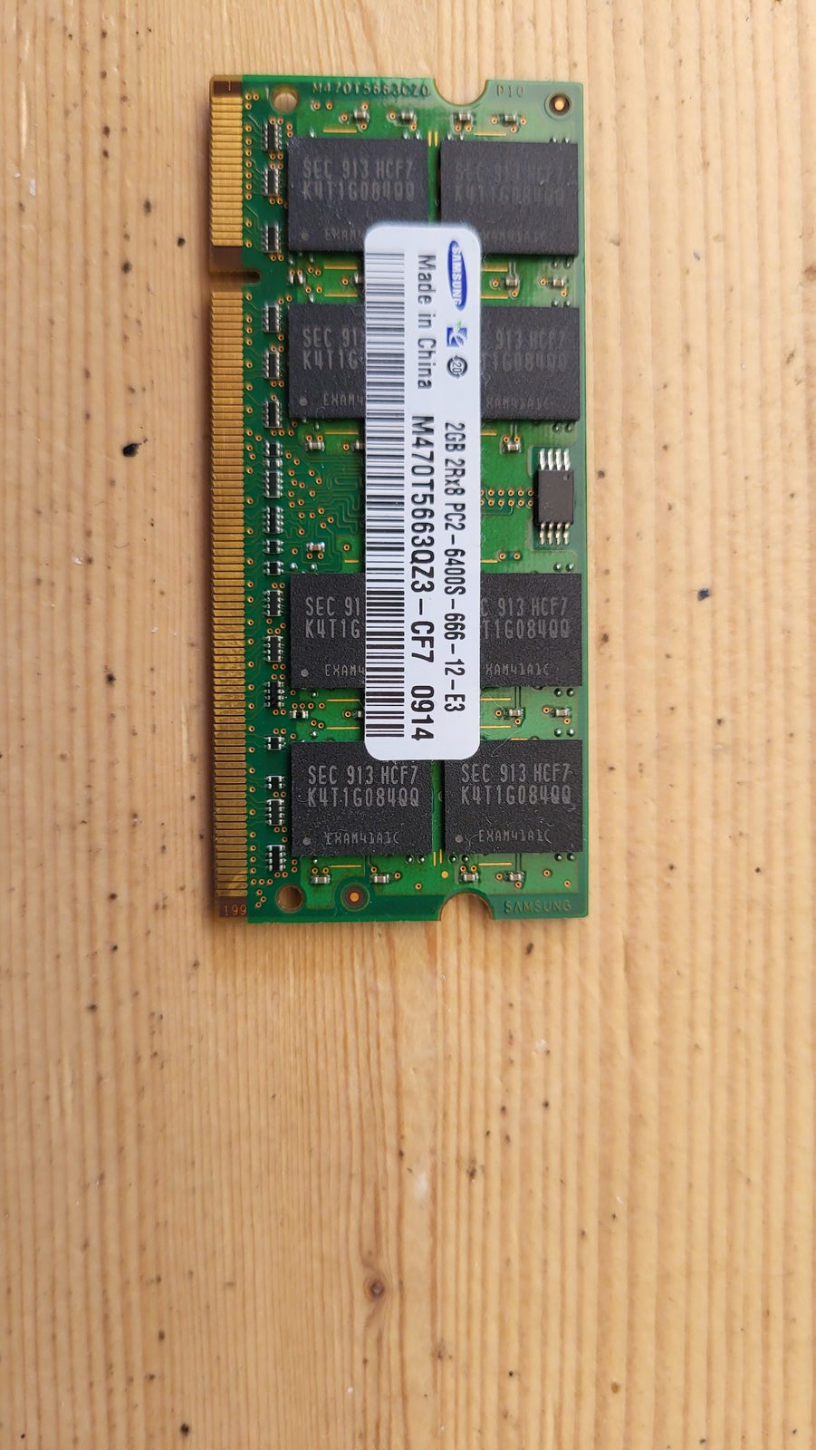 Samsung, 2x2GB, DDR2 SDRAM