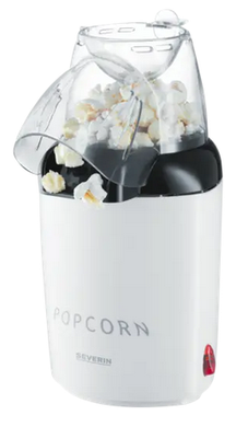 Popcornmaskine, Severin, frisk popcorn på 2 min. Nem at bruge og rengøre takket være den integrerede