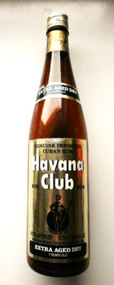 Flasker, HAVANA CLUB ROM, 

HAVANA CLUB rom flaske til salg

SJÆLDEN FLASKE fra CUBA. 

Flasken er f