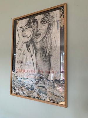 Plakat, Kasper Eistrup, motiv: Diamonds To Dust (2017), b: 50 h: 70, Flot plakat af maleri af Kasper