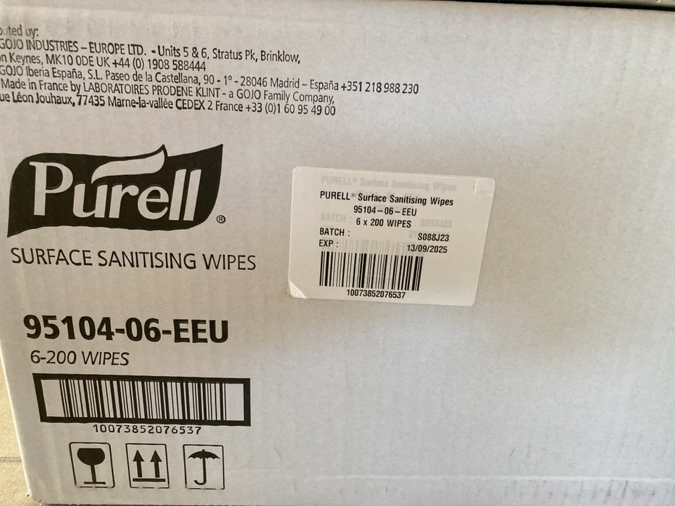 Desinfektionsservietter, Purell, 24x 200 stk.