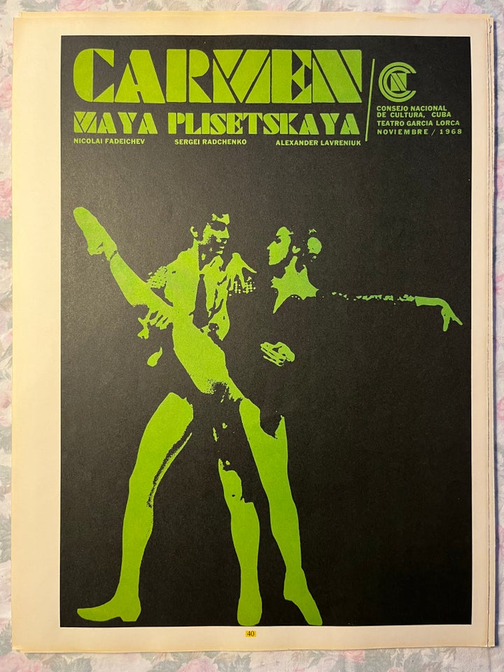 Plakater, Cubanske kunstere, motiv: 1968 politik og kunst