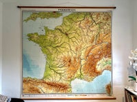 Skolekort, Frankrig, Westermann-Schulwandkarten