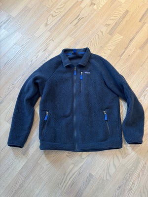 Fleecejakke, str. XL, Patagonia Retro Pile Fleece,  Blå,  Næsten som ny, Brugt 1 gang, købt for stor