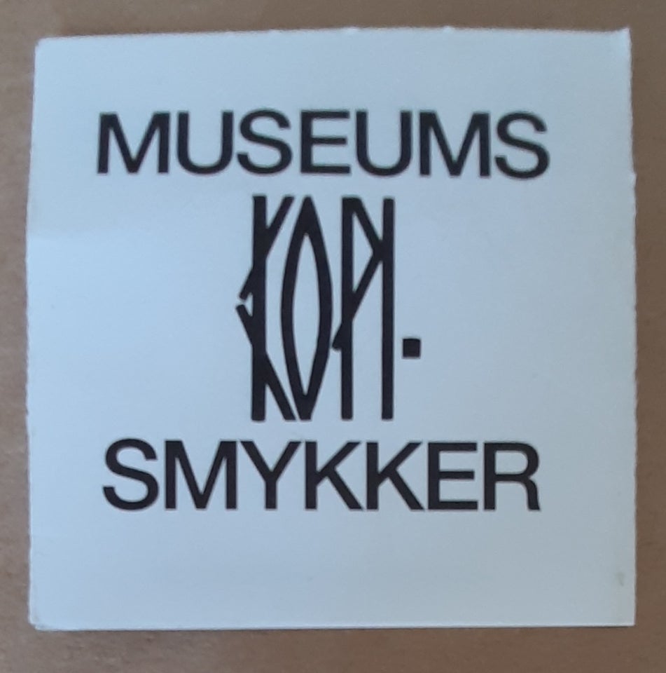 Halskæde, sølv, MUSEUMS KOPI SMYKKE