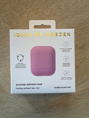 Andet, t. iPhone, Case til AirPods gen 1 og 2, Perfekt, Case fra Ideal of Sweden i lyserød til Apple