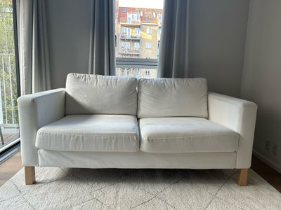 Sofa, stof, 2 pers. , IKEA, Karlstad 2-personers sofa. 

Bredde: 165 cm
Dybde: 90 cm
Siddebredde: 13