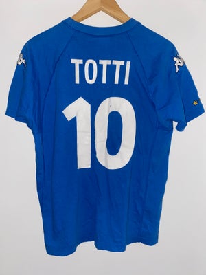 Fodboldtrøje, Italien, Francesco Totti, Kappa, str. M, Italien VM 2002 Hjemmebanetrøje med Francesco