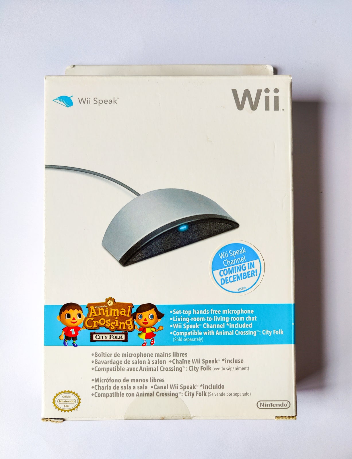 Nintendo Wii, (Ny) Original Wii Speak Animal Crossing City