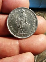 Vesteuropa, mønter, 2 Fr