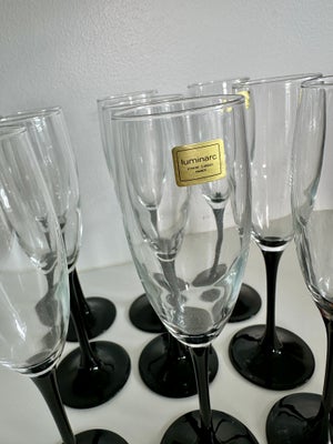 Glas, Champagneglas, Luminarc, 9 x smukke franske champagneglas til champagne /prosecco / cocktails 