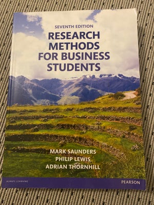 Research Method For Business Student, Mark, Philip, Adrian, 7 udgave