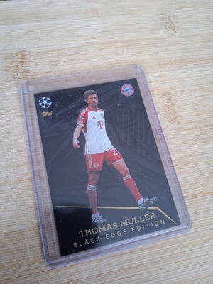 Samlekort, Fodboldkort, Thomas Müller, Bayern München.
Match Attax Black Edge Edition. 

Pris 45,- 
