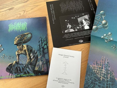 LP, Blood Incantation , Hidden History Of The Human Race, Som ny, hørt en gang. Med plakat og bookle