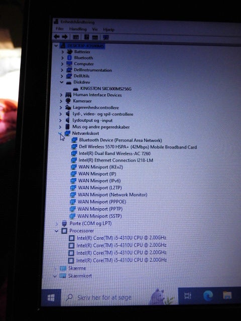 Dell Latitude E7240 Ultrabook, 2,0-2,9 GHz, 8 GB ram