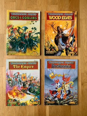 Warhammer, Lidt mere oprydning i biblioteket / Orcs and Goblins, Wood Elves, Empire, Bretonnia 

Her