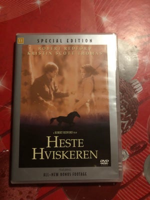 HesteHviskeren , DVD, andet, HesteHviskeren med Robert Redford - flotte skiver 

Hentes i 4050 Skibb