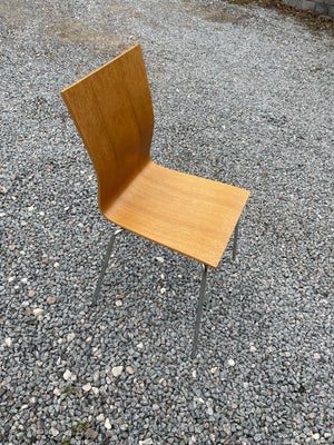 Spisebordsstol, Bøg med aluminium/stål stel , Bolia, b: 39 l: 84, Fin spisebordstol fra Bolia. Vi ha
