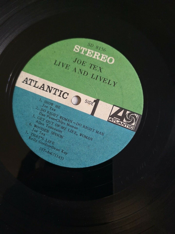 LP, Joe Tex, Live And Lively