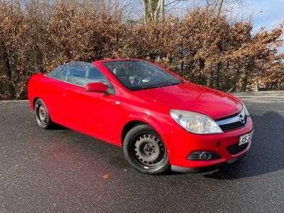 Opel Astra, 2,0 Cosmo TwinTop, Benzin, 2008, km 316, rød, klimaanlæg, aircondition, ABS, airbag, 2-d