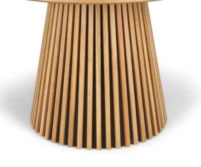 Spisebord, Træ l: 120, Super fed lamelfod - lige til at montere en bordplade på toppen af - der en m
