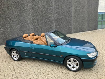 Peugeot 306, 2,0 Cabriolet, Benzin, 1998, km 295000, grønmetal, ABS, airbag, 2-dørs, centrallås, sta