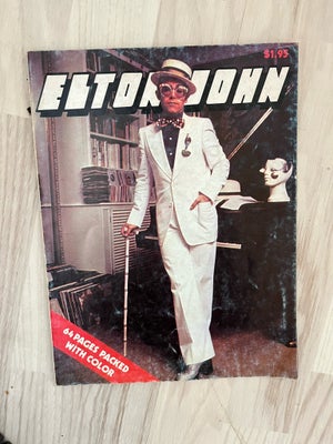 Bøger og blade, Hæfte, Elton John, Et samleobjekt for Elton John fans. Hæftet er købt i USA tilbage 