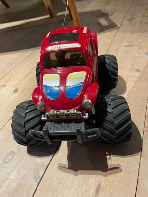 Fjernstyret bil, Tamiya Monster Beetle, skala 1:10, Vintage Tamiya Beetle. Den kører og drejer, men 