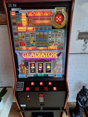 Gladiator, spilleautomat, Perfekt, Kræver datbox for at kunne køre, datbox kan medløber for 2500 kr 