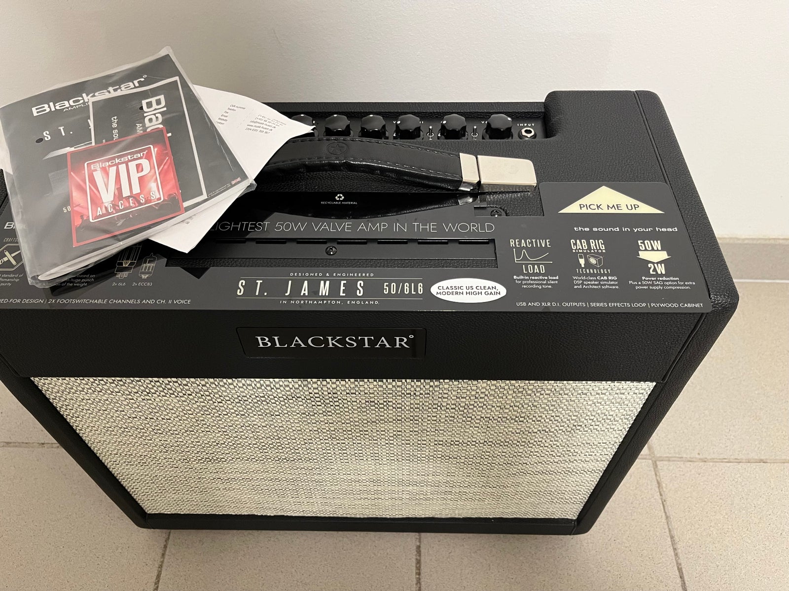 Guitarforstærker, Blackstar St. James 50 6L6 combo, 50 W