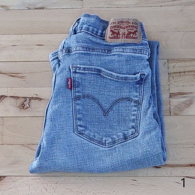 Jeans, Levis, str. 36,  denim,  cotton, elastane,  Næsten som ny, Levi's women's jeans style 724 hig