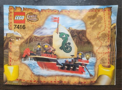 Lego andet, 7416, Lego 7416 Emperor's Ship fra 2003.

Komplet og i flot stand. Med de 3 figurer og a