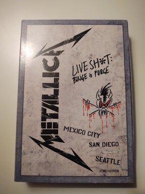 Metallica: Live Sh*t Binge & Purge, heavy, Perfekt jule- eller kalendergave til den hard core Metall
